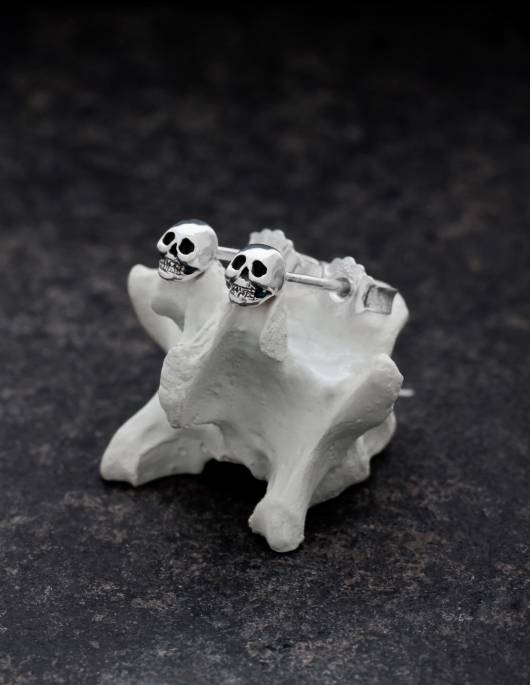 Mini Skull Charm, Add-on Skull Charm Totenkopf Anhänger Goth Skull Tiny  Skull - .de